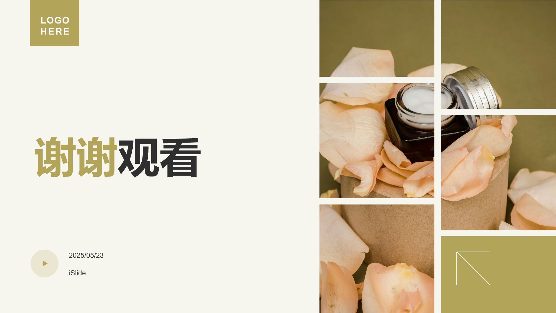 黄色摄影风通用行业画册图集PPT模板