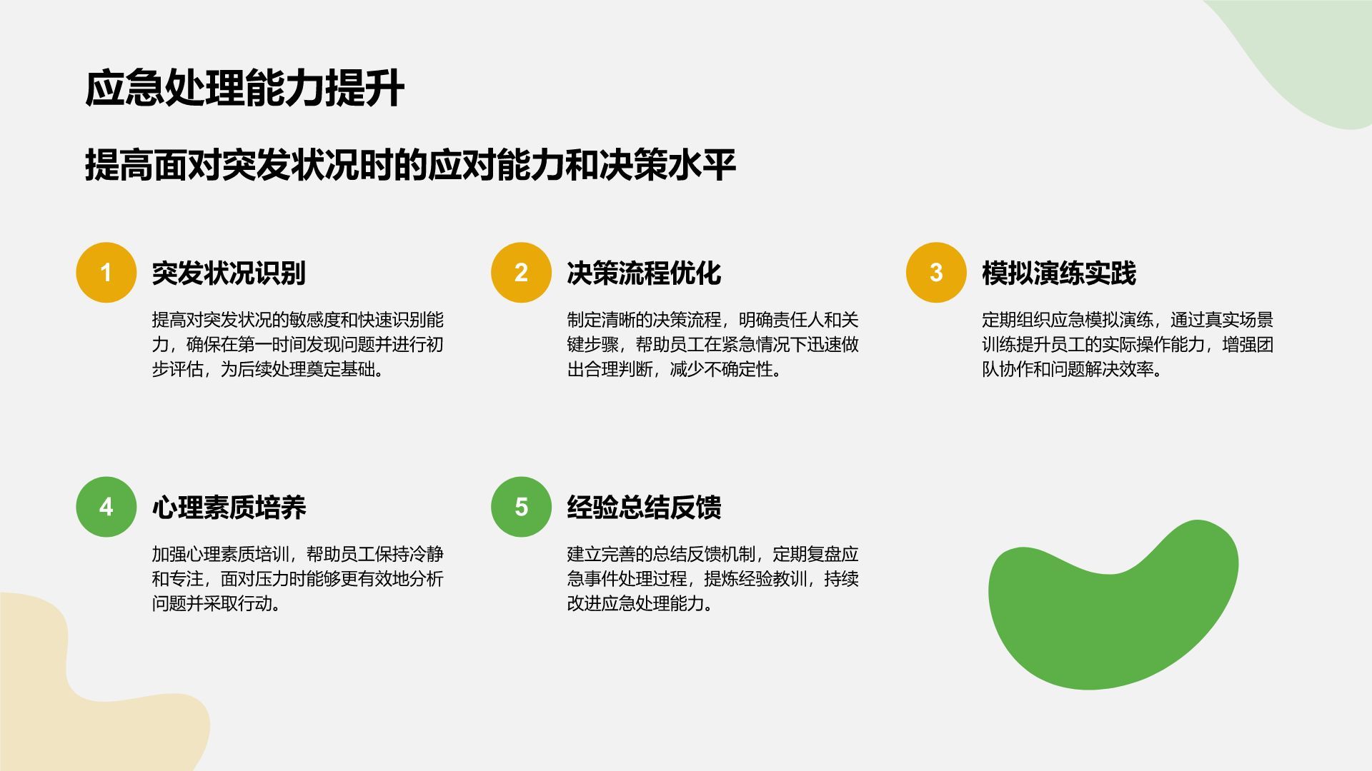 绿色商务风通用岗位年中总结PPT模板