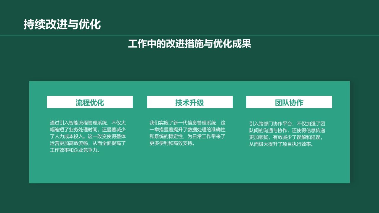 绿色商务风年中工作总结与计划PPT模板