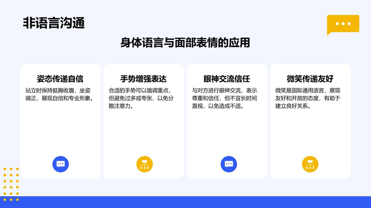 蓝色扁平风通用行业员工商务培训PPT模板