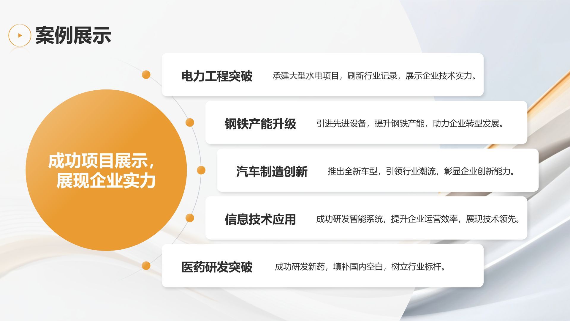 灰色简约风通用行业企业宣传PPT模板