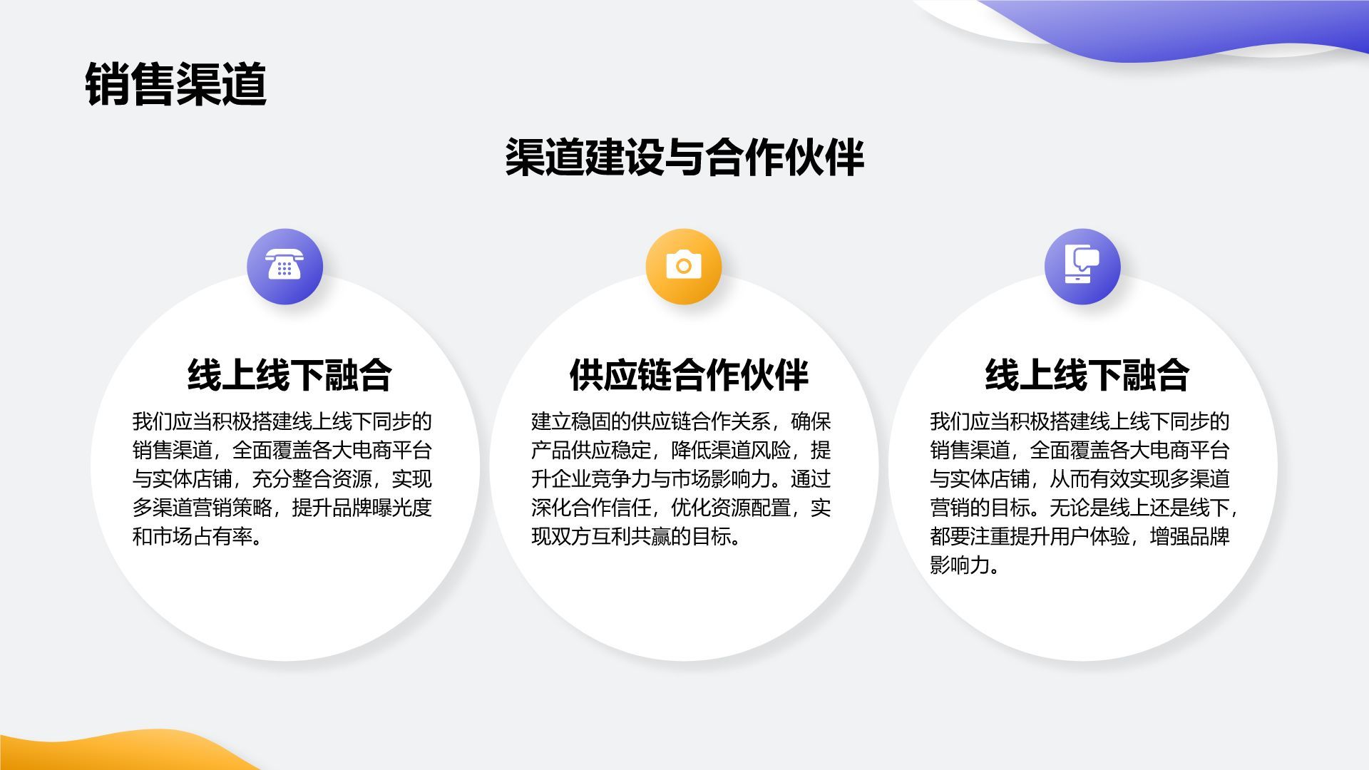 紫色简约风通用行业商业计划书PPT模板