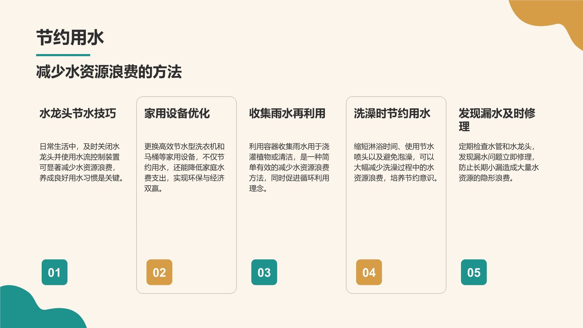 蓝色小清新环保知识科普培训课件PPT模板