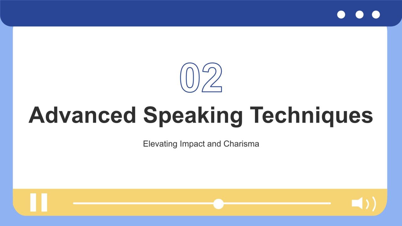 蓝色插画风做自己的勇气英语演讲PPT模板