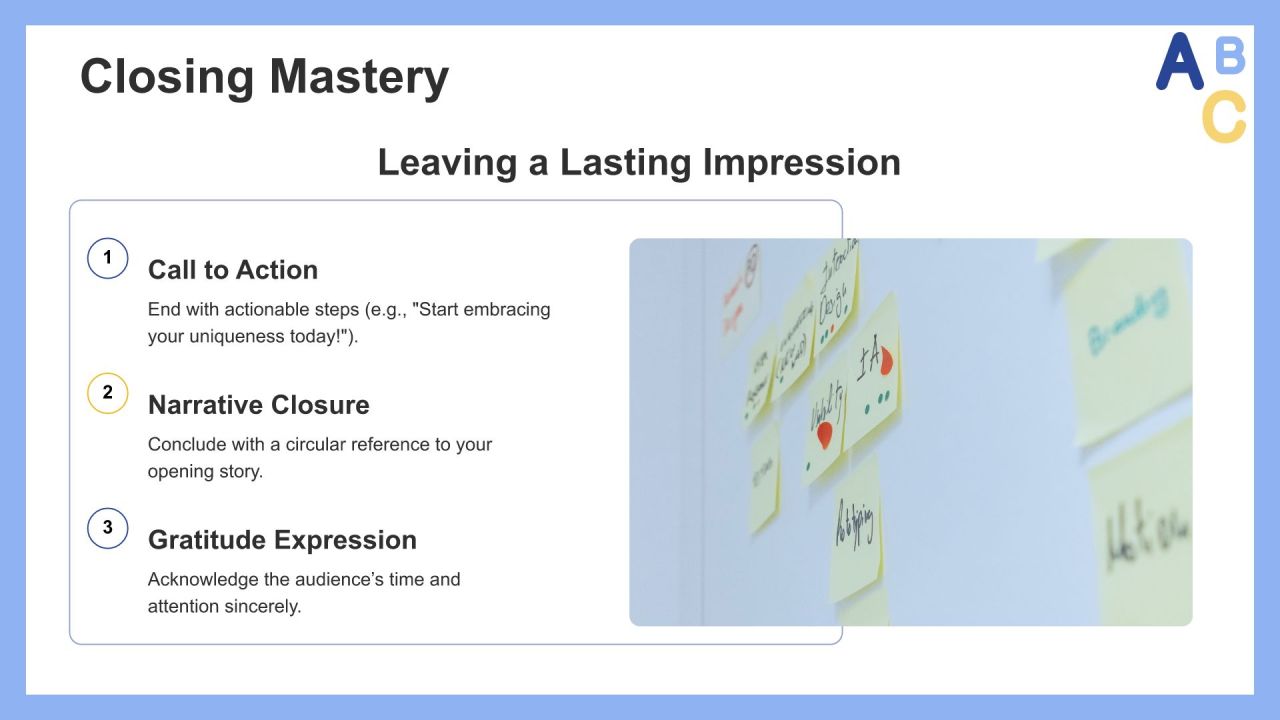 蓝色插画风做自己的勇气英语演讲PPT模板