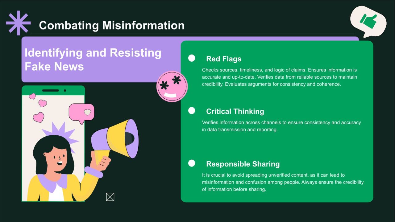 绿色插画风社交媒体对我们生活的影响PPT模板