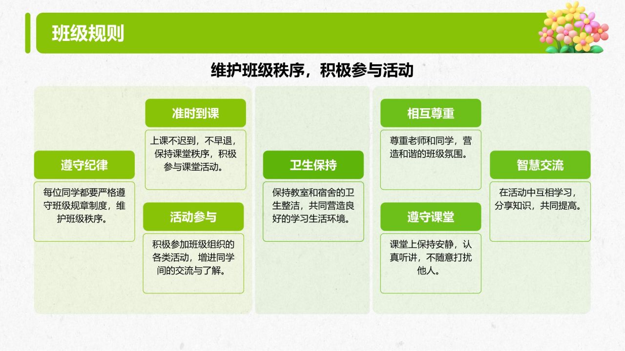 绿色3D风大学新生入学自我介绍PPT模板