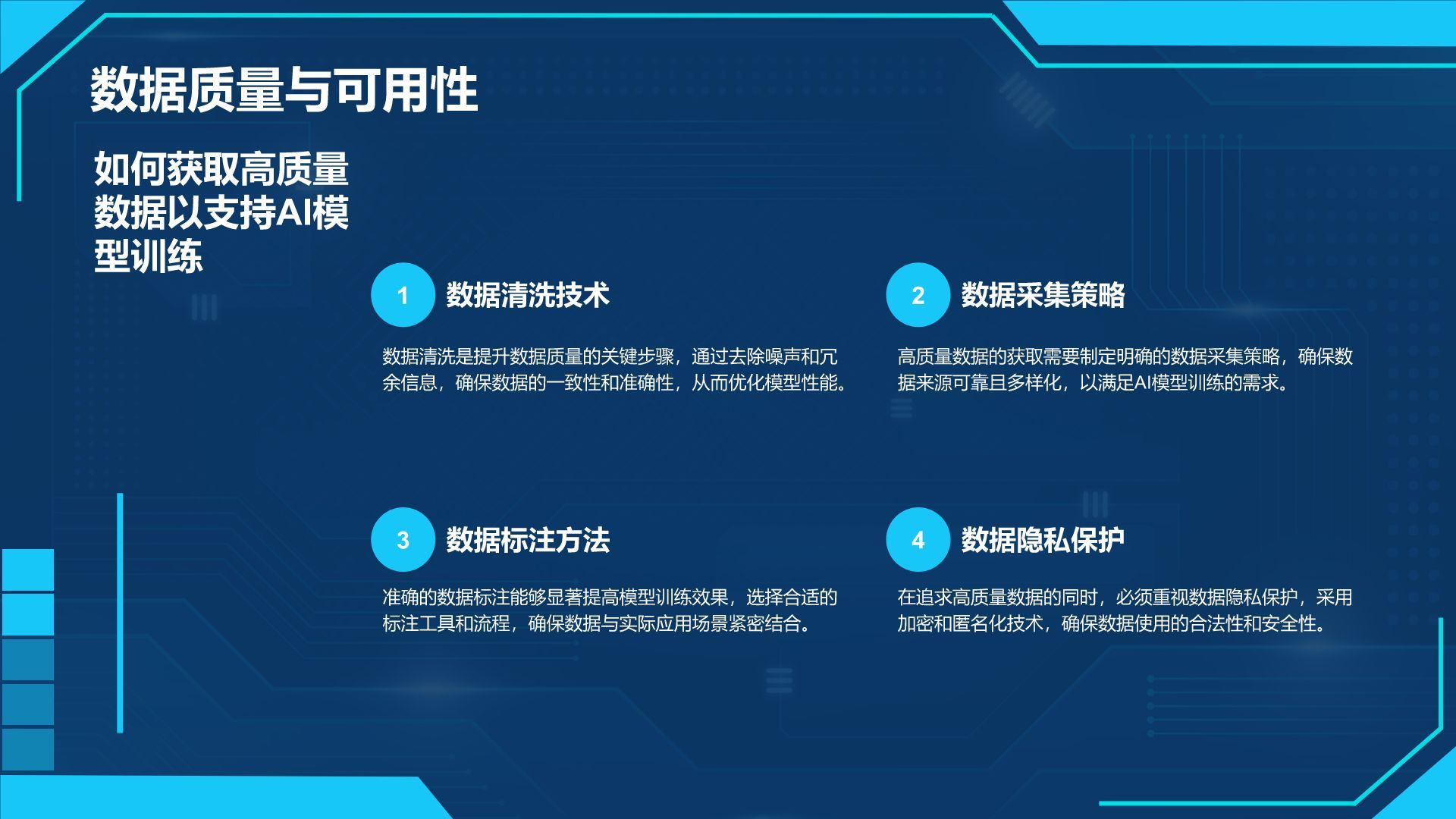蓝色科技风通用行业AI发布会PPT模板