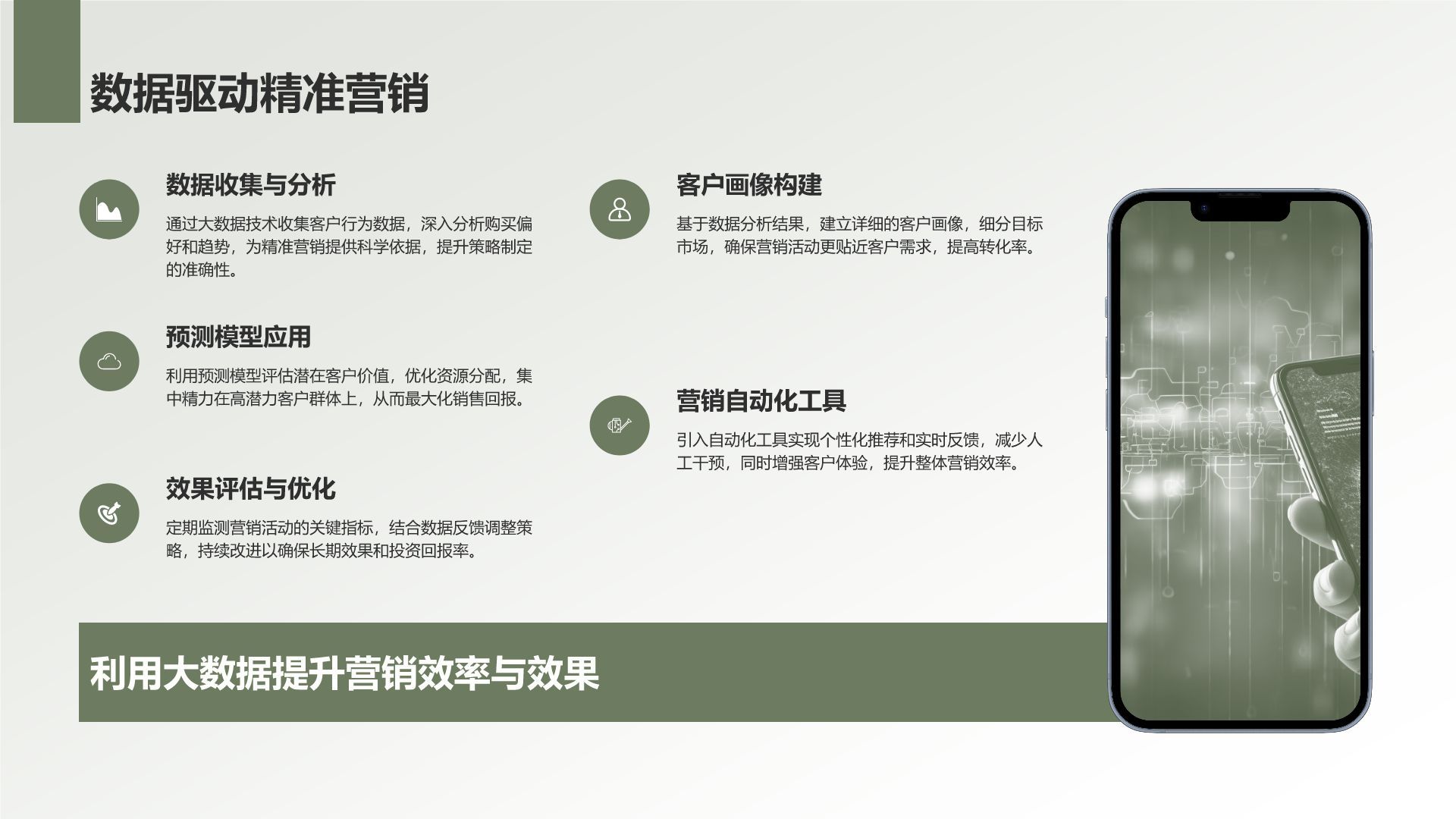 绿色商务风地产家居工作总结PPT模板