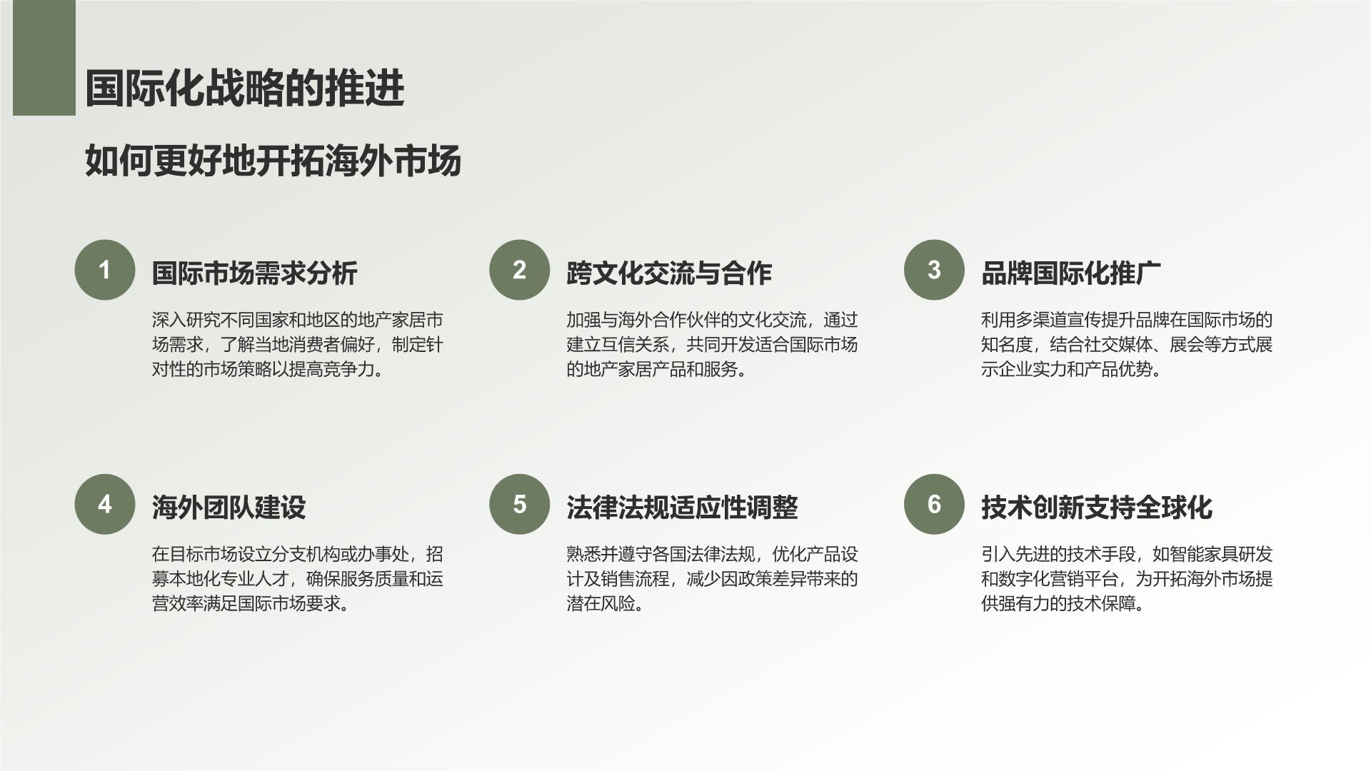 绿色商务风地产家居工作总结PPT模板