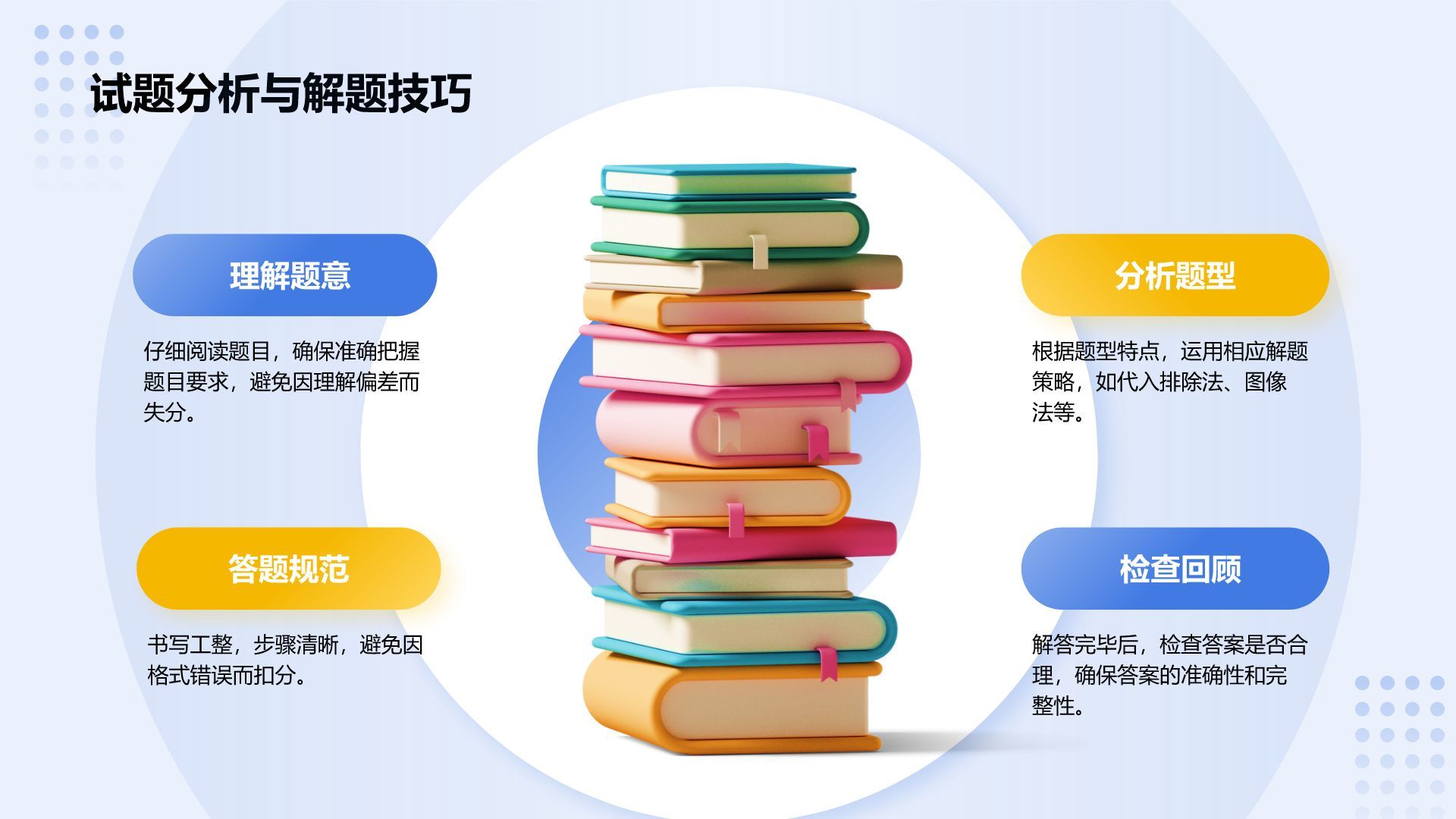 蓝色3D风奋战中考：梦想启航PPT模板