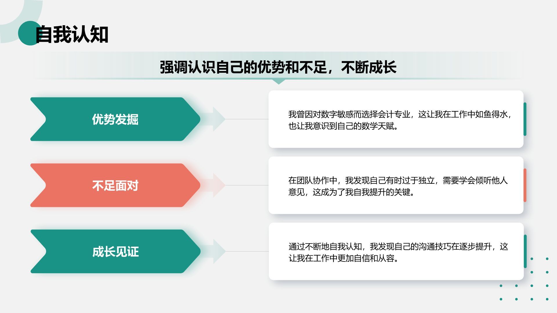 绿色商务风个人故事与成长分享PPTPPT模板