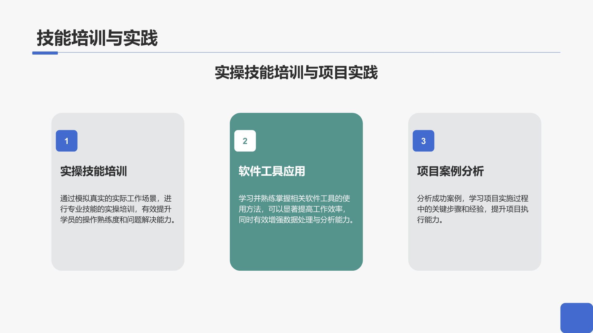 蓝色商务风职业素养提升计划PPT模板