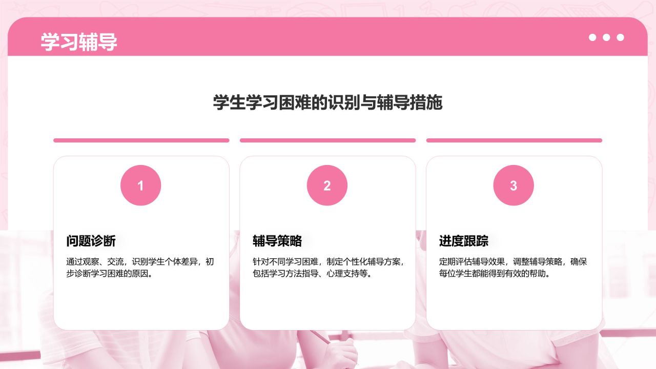 粉色3D风学习委员述职总结PPT模板