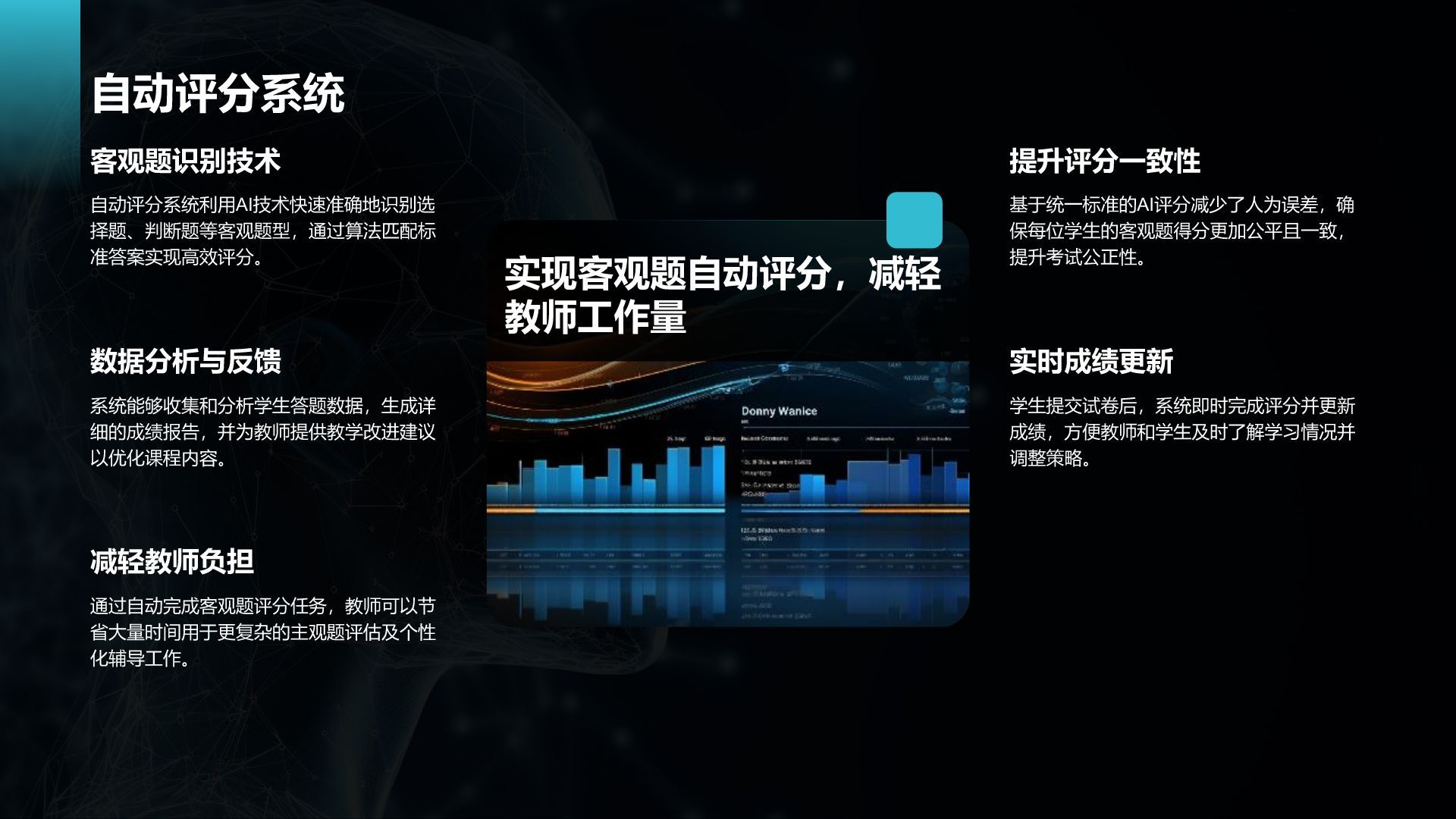 蓝色科技风教育培训AI技术PPT模板