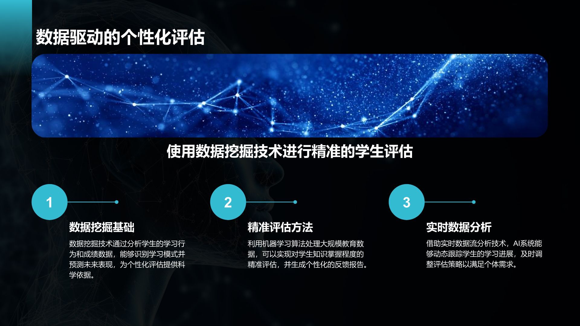 蓝色科技风教育培训AI技术PPT模板