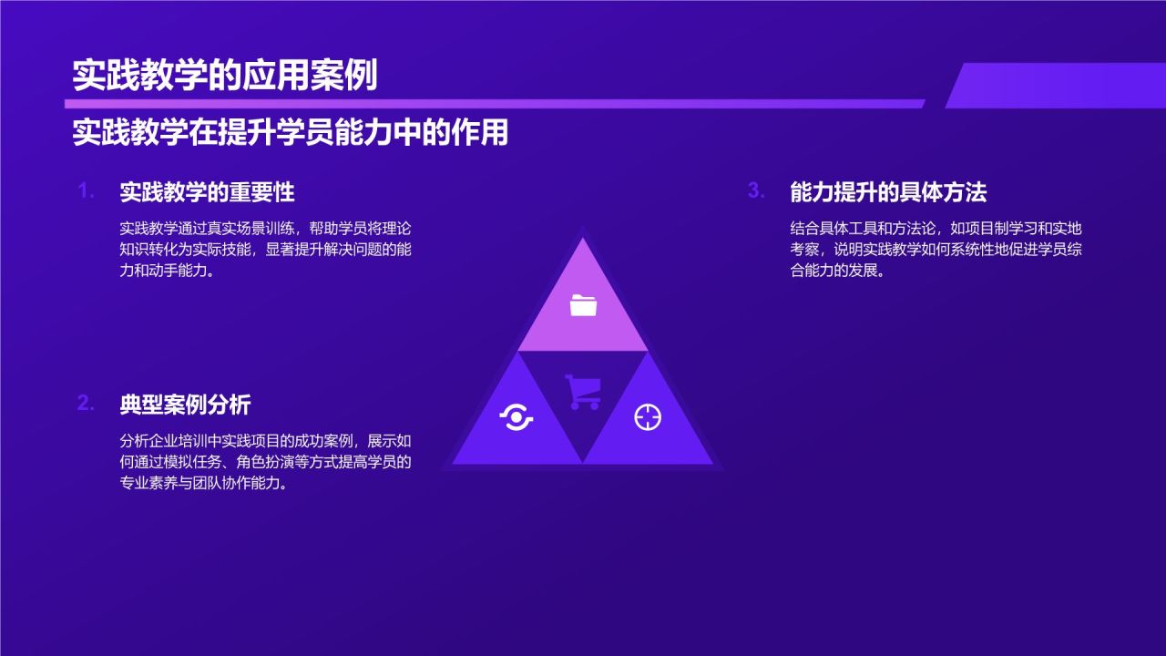 紫色科技风教育培训工作汇报PPT模板