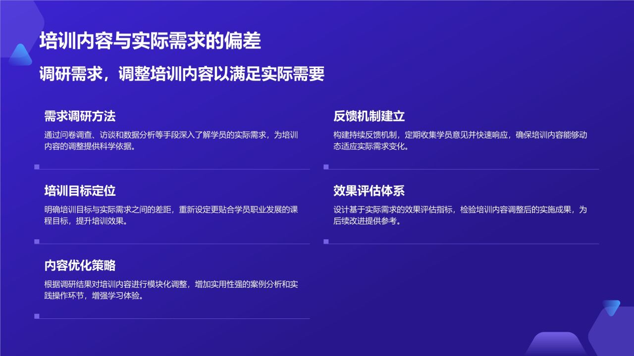 蓝色科技风教育培训工作汇报PPT模板