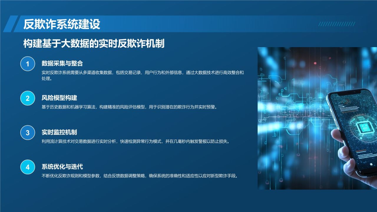 蓝色科技风通用行业大数据总结汇报PPT模板