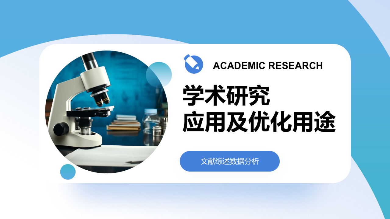 创意风学术海报PPT封面