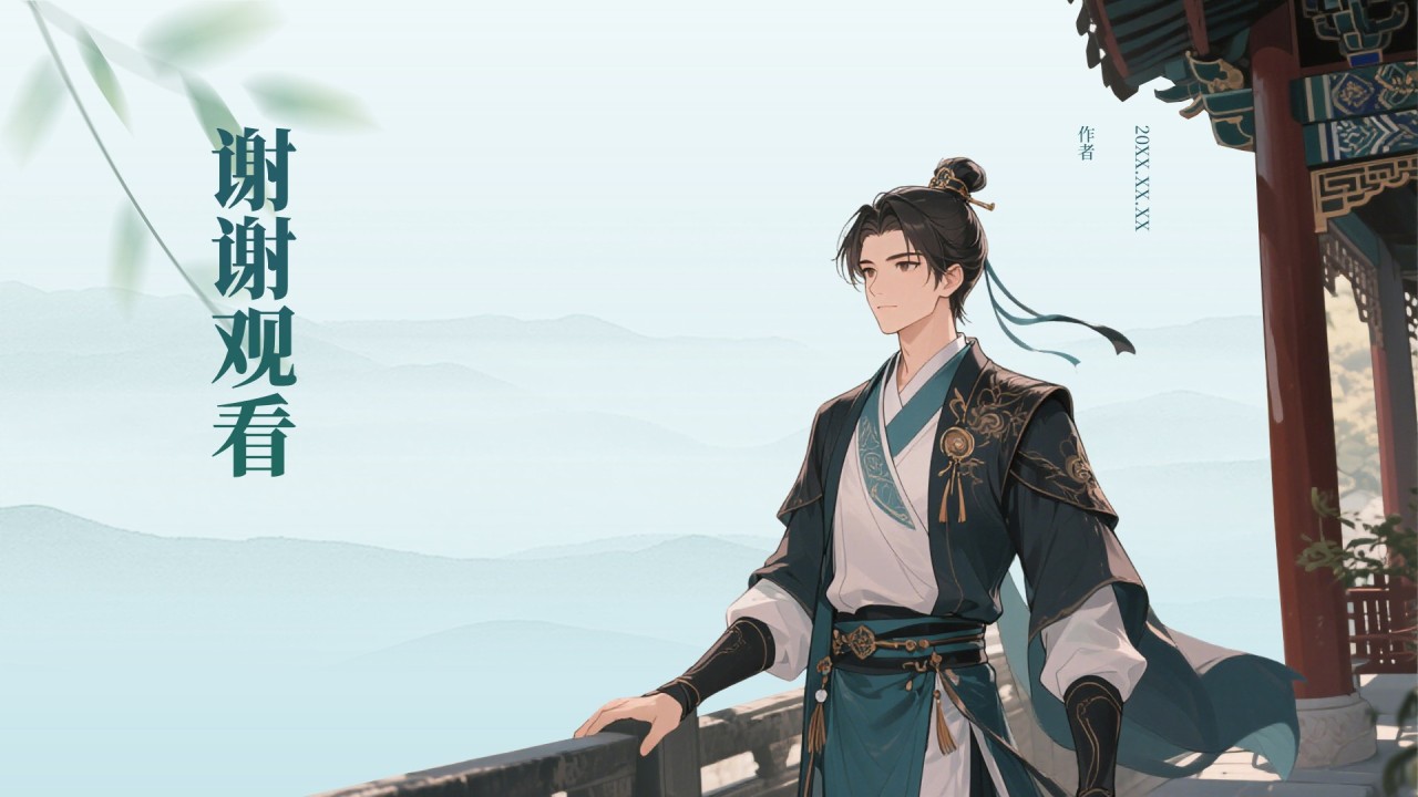 非遗文化之美PPT主题
