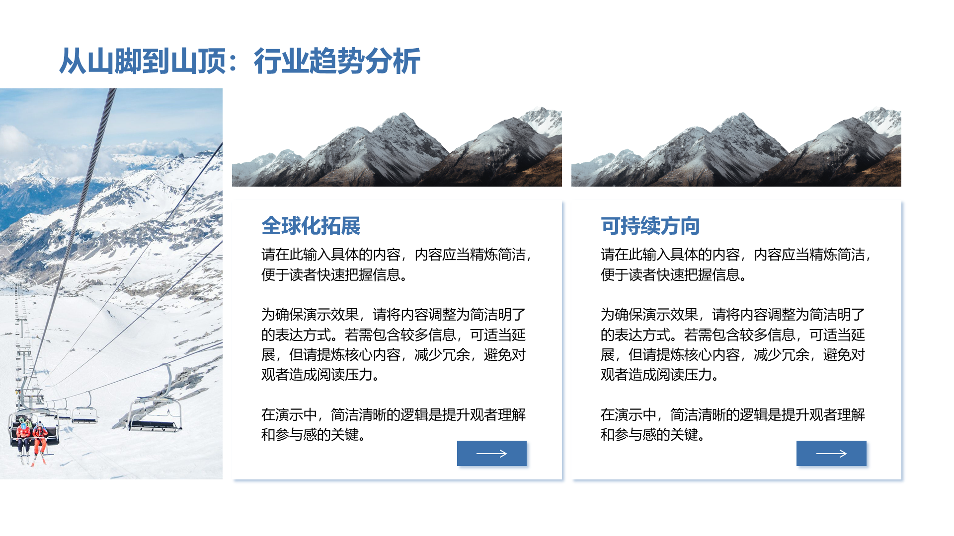 创意风行业趋势分析PPT列表