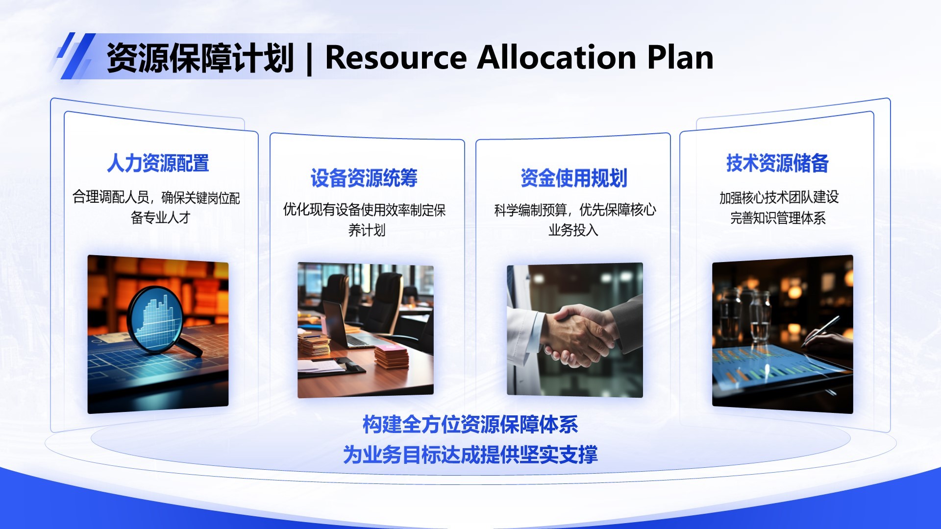 蓝色商务风Q2阶段性成果汇报