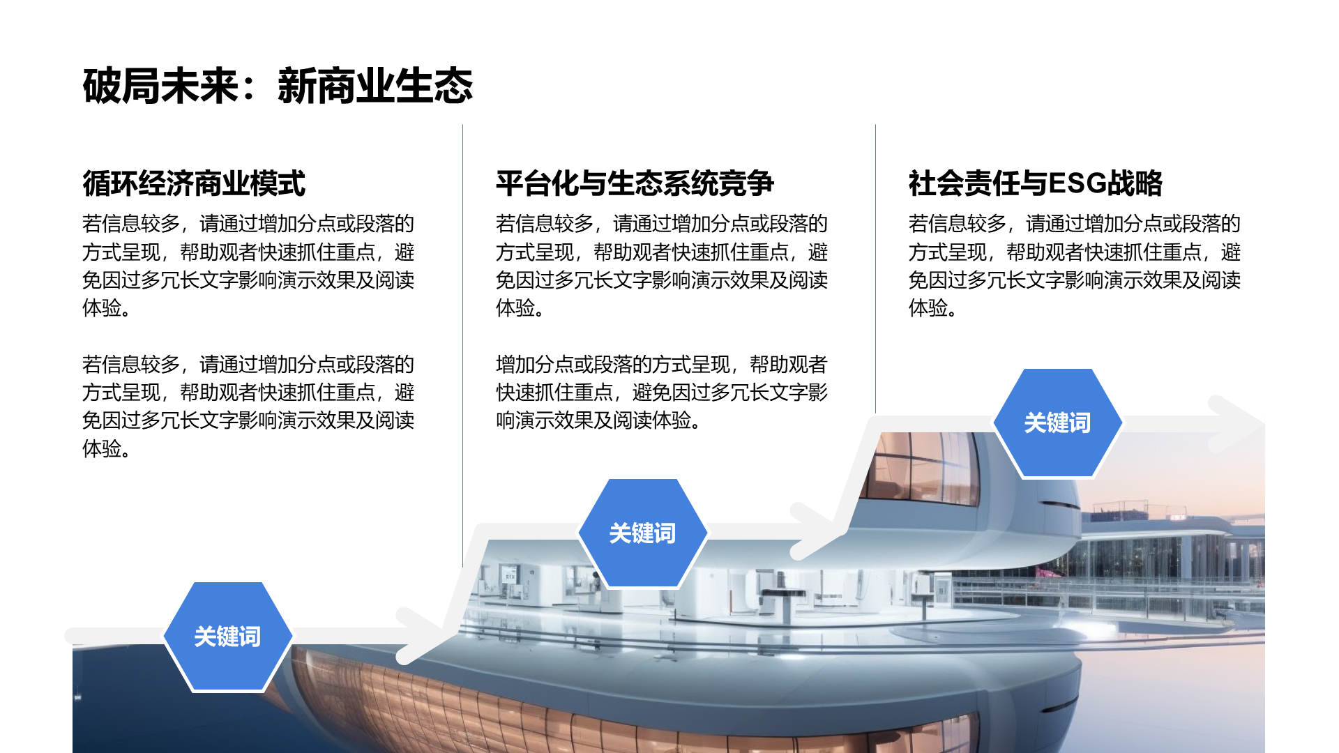 创意风未来展望PPT流程