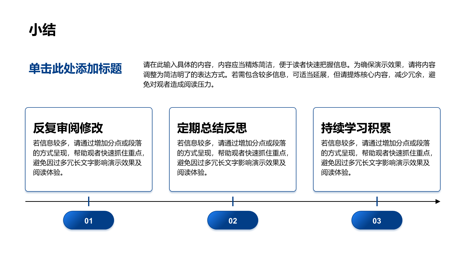 创意风小结PPT流程
