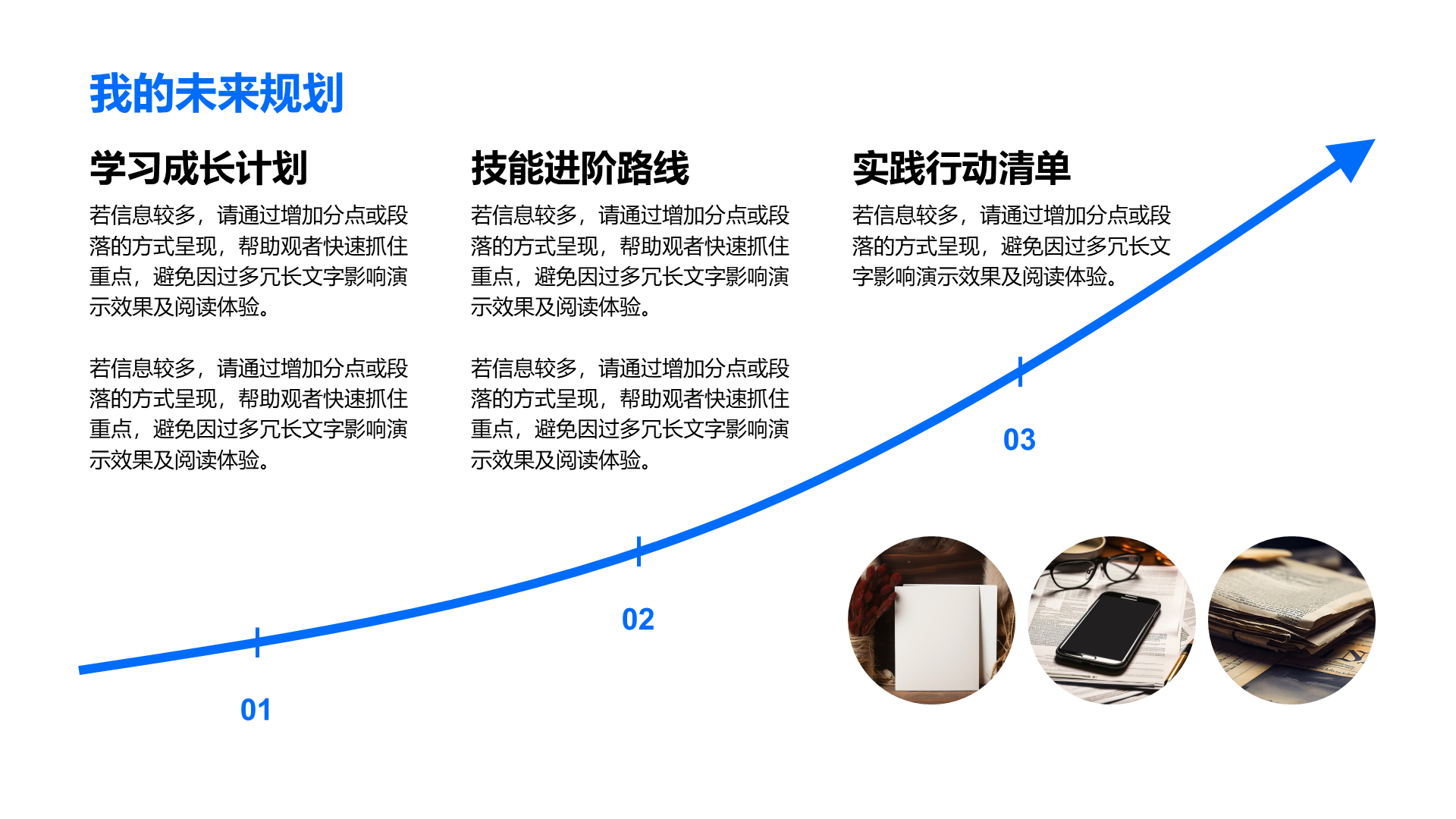创意风未来规划PPT流程