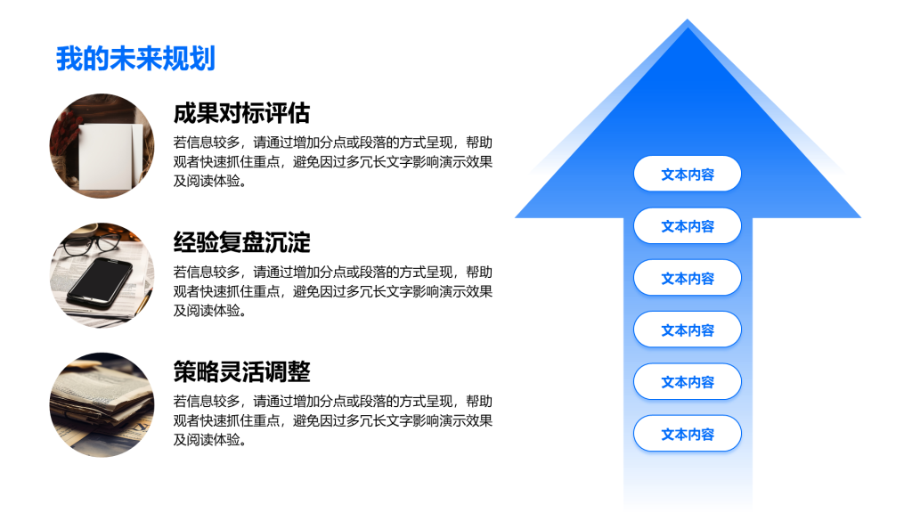 创意风未来规划PPT列表