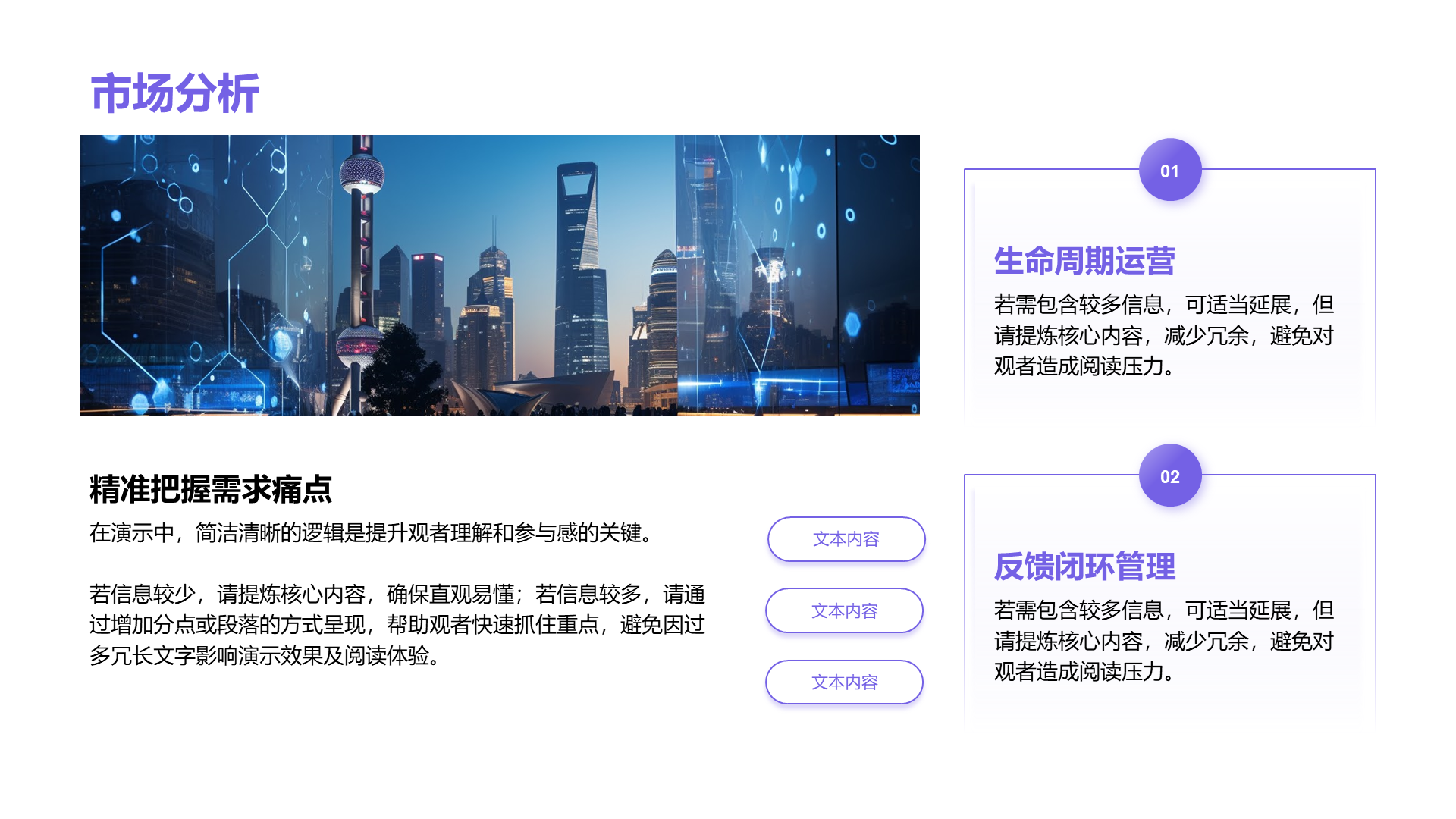 创意风市场分析PPT列表