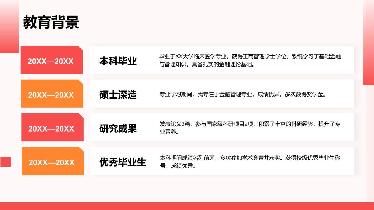 红色3D风岗位竞聘自我介绍PPT模板