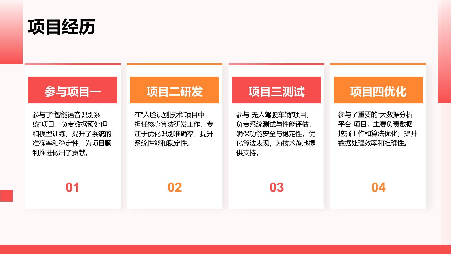 红色3D风岗位竞聘自我介绍PPT模板