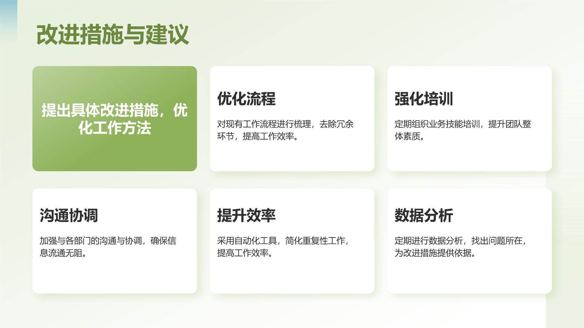 绿色3D风年中岗位履职总结PPTPPT模板