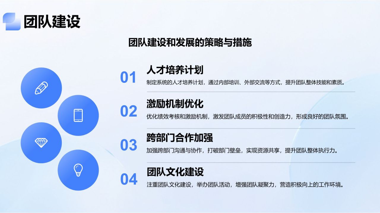 蓝色3D风年中任务完成情况汇报PPT模板