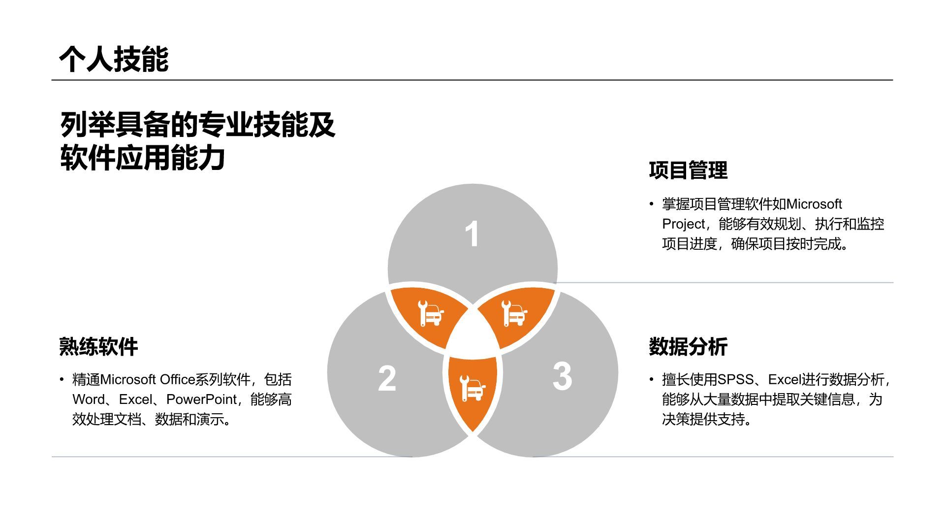 橙色插画风通用行业竞聘述职汇报PPT模板