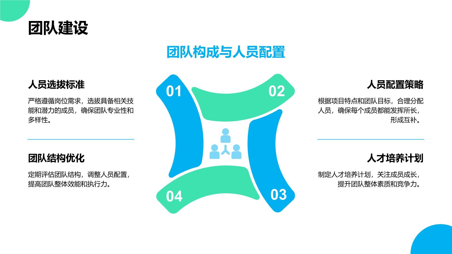 蓝色插画风通用行业竞聘述职汇报PPT模板