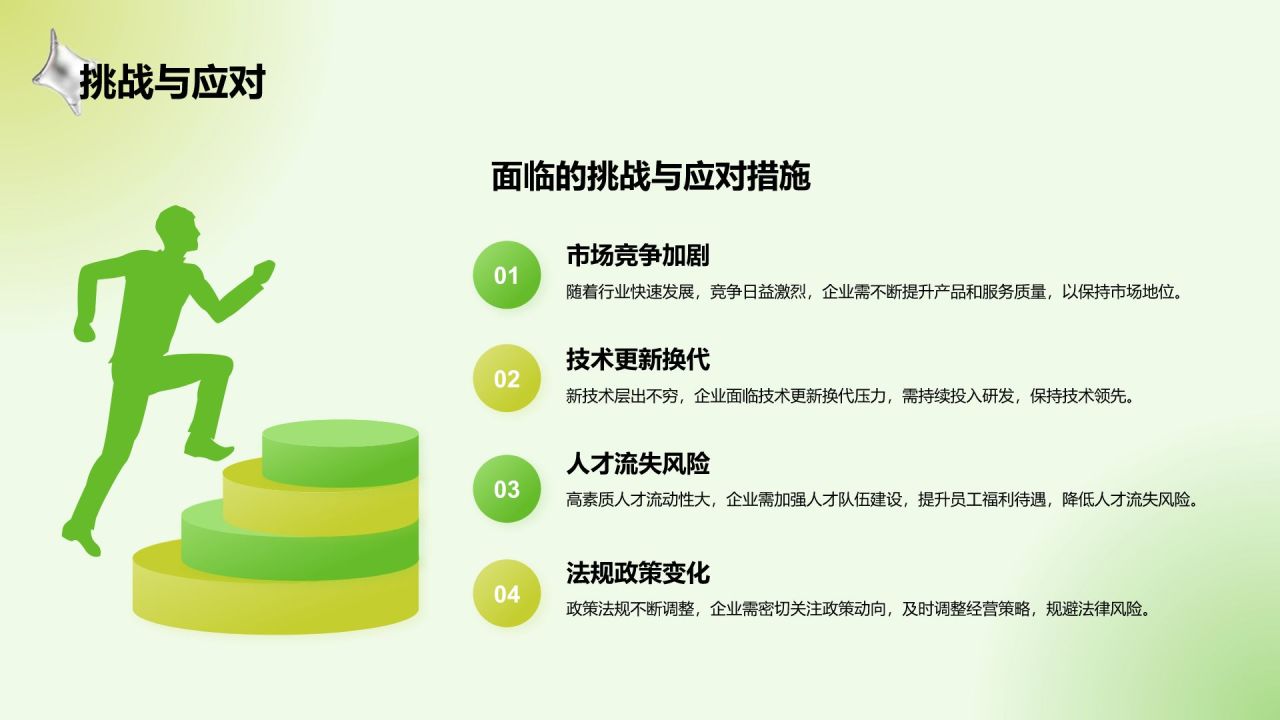 绿色3D风通用行业工作总结汇报PPT模板