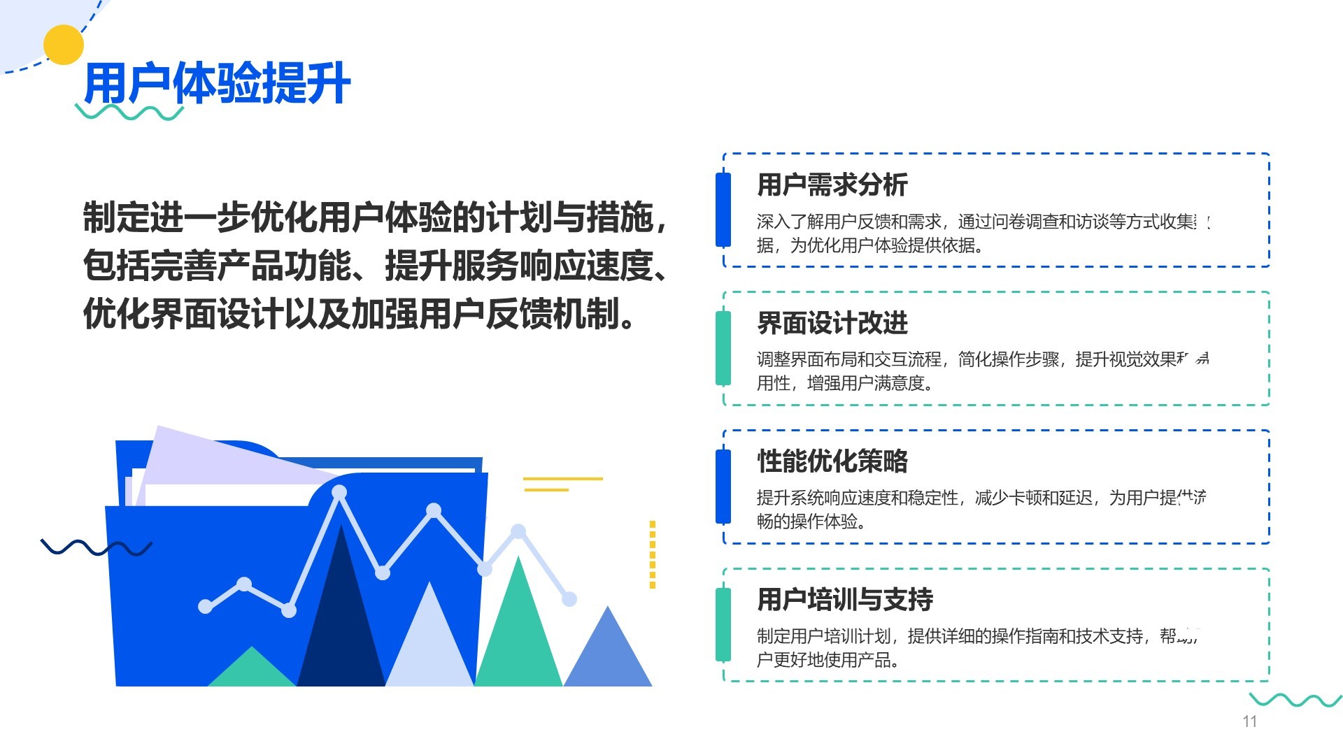 蓝色插画风项目阶段性成果汇报PPT主题