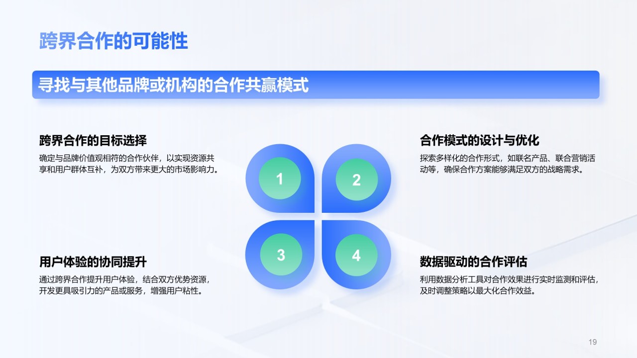 蓝色科技风格运营分析PPT主题