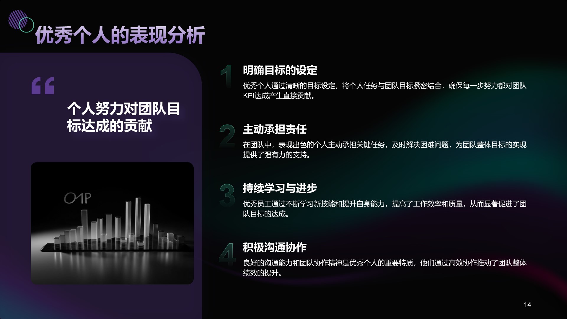 h黑色商务风年中部门KPI达成情况PPT主题