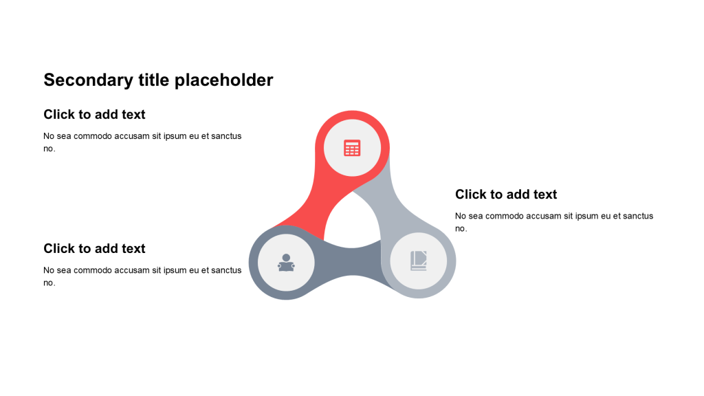 简约扁平纯文字循环