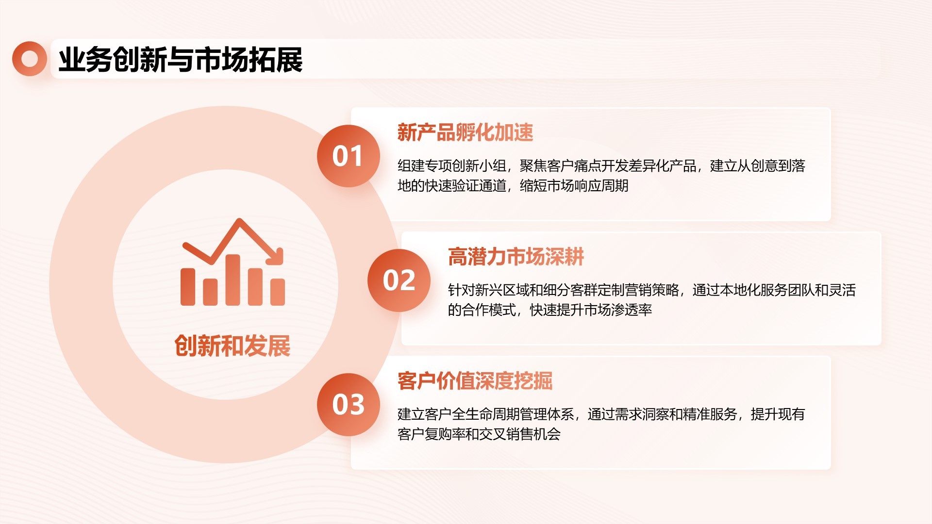 橙色简约风上半年工作总结PPT模板