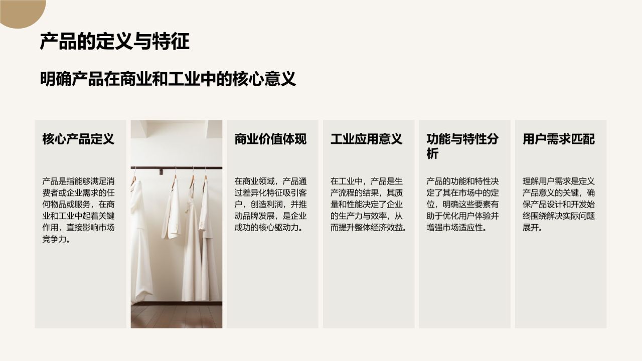 橙色摄影风通用行业产品介绍PPT模板