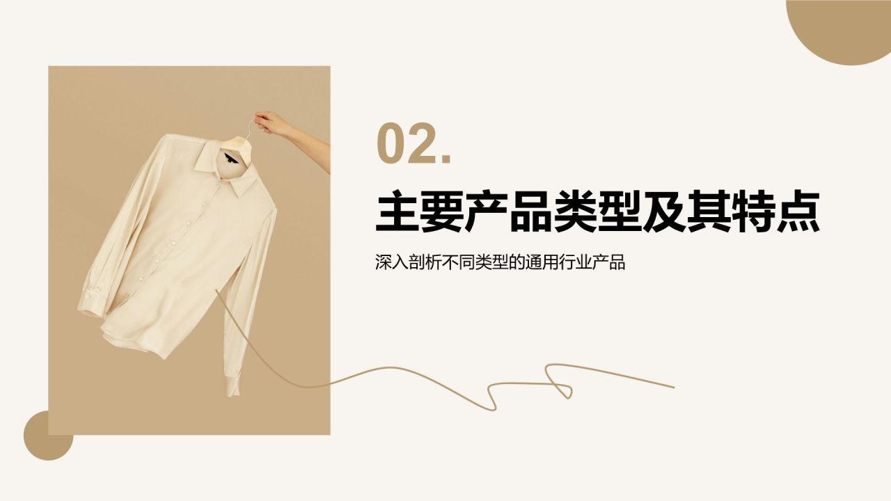 橙色摄影风通用行业产品介绍PPT模板