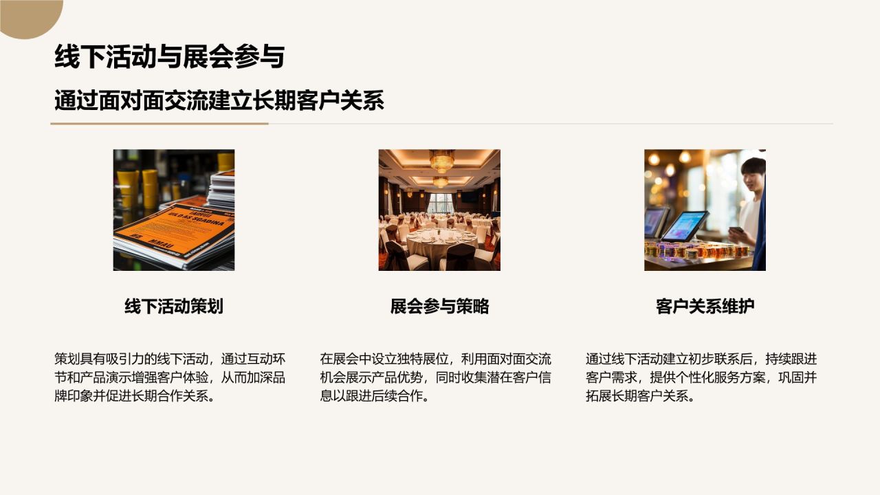 橙色摄影风通用行业产品介绍PPT模板