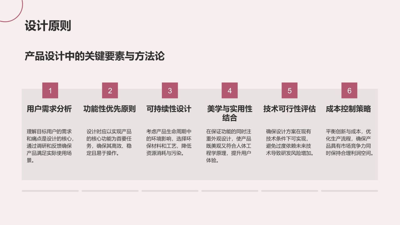 粉色摄影风通用行业产品介绍PPT模板