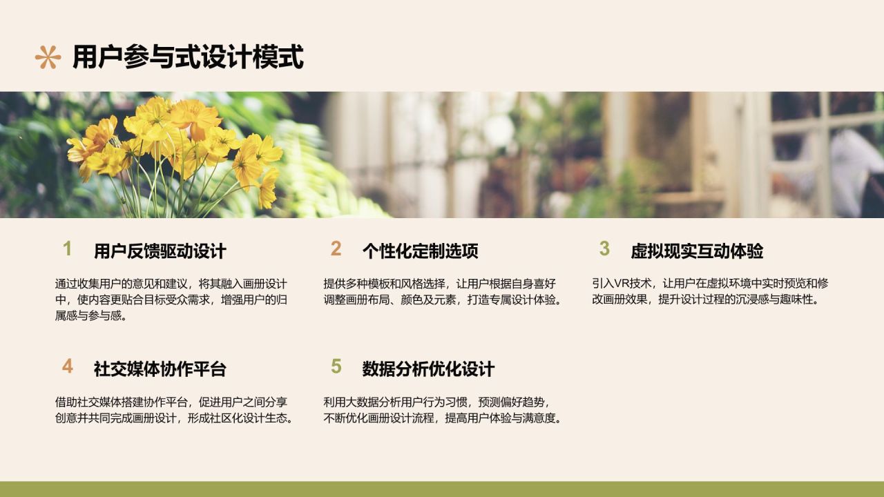 绿色摄影风通用行业画册图集PPT模板