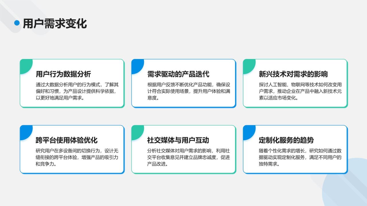 蓝色商务风IT互联网行业工作计划PPT模板